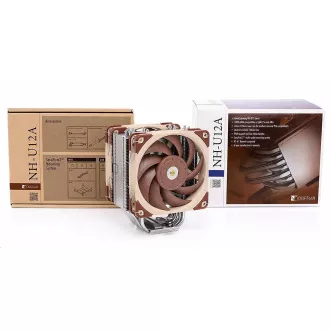 NOCTUA Chladič CPU NH-U12A, 2x 120mm, LGA1851, AM5, hnědá/stříbrná NOCTUA Chladič CPU NH-U12A, 2x 120mm, LGA1851, AM5, hnědá/stříbrná