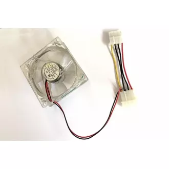 EUROCASE ventilátor 80mm, 12V/0, 14A, prosvětlený RGB (molex) EUROCASE ventilátor 80mm, 12V/0, 14A, prosvětlený RGB (molex)