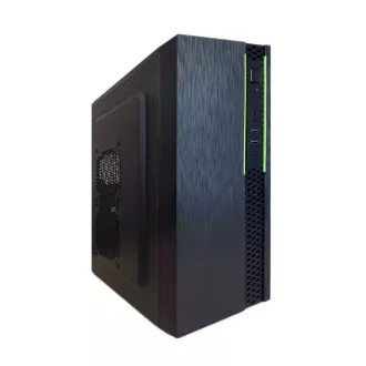 EUROCASE skříň ML N6-550B, Midi Tower, 1xUSB-C, 2xUSB 3.0, 2x audio, bez zdroje EUROCASE skříň ML N6-550B, Midi Tower, 1xUSB-C, 2xUSB 3.0, 2x audio, bez zdroje