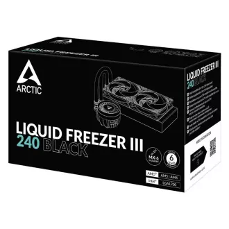 ARCTIC Vodní chladič Liquid Freezer III 240, 2x120mm, AM5, LGA1851, černá ARCTIC Vodní chladič Liquid Freezer III 240, 2x120mm, AM5, LGA1851, černá