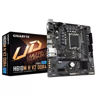 GIGABYTE MB Sc LGA1700 H610M H V3 DDR4, Intel H610, 2xDDR4, 1xHDMI, 1xVGA, mATX GIGABYTE MB Sc LGA1700 H610M H V3 DDR4, Intel H610, 2xDDR4, 1xHDMI, 1xVGA, mATX
