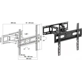 Televizní držák Fiber Mounts FM79 Televizní držák Fiber Mounts FM79