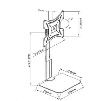 Držák na Tv / monitor Fiber Mounts FM46 Držák na Tv / monitor Fiber Mounts FM46