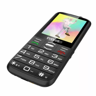 EVOLVEO EasyPhone XO, mobilní telefon pro seniory s nabíjecím stojánkem, černá EVOLVEO EasyPhone XO, mobilní telefon pro seniory s nabíjecím stojánkem, černá