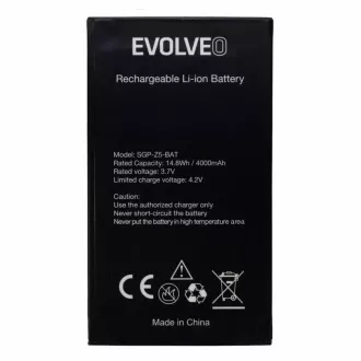 EVOLVEO originální baterie 4000 mAh pro StrongPhone Z5, Z6 EVOLVEO originální baterie 4000 mAh pro StrongPhone Z5, Z6
