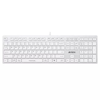 A4tech Klávesnice FX50, kancelářská nízkoprofilová klávesnice, CZ, bílá A4tech Klávesnice FX50, kancelářská nízkoprofilová klávesnice, CZ, bílá