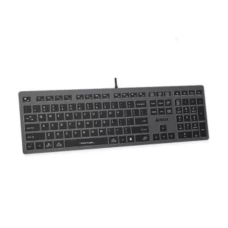 A4tech Klávesnice FX60, Podsvícená barevná, USB, CZ, šedá A4tech Klávesnice FX60, Podsvícená barevná, USB, CZ, šedá