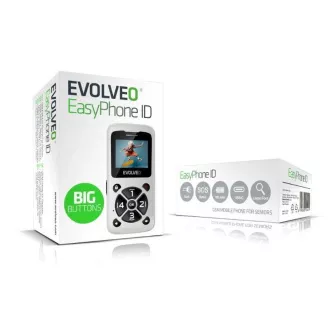 EVOLVEO Mobilní telefon pro seniory EasyPhone ID, bílá EVOLVEO Mobilní telefon pro seniory EasyPhone ID, bílá