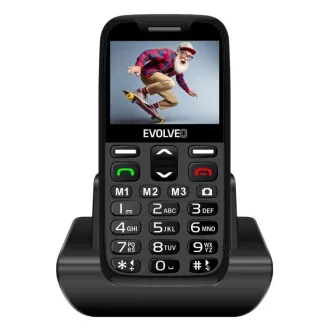 EVOLVEO EasyPhone XR, mobilní telefon pro seniory s nabíjecím stojánkem, černá EVOLVEO EasyPhone XR, mobilní telefon pro seniory s nabíjecím stojánkem, černá