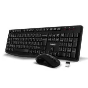 EVOLVEO Set klávesnice a myši K1050, Bezdrátové 2.4GHz, CZ+SK, černá