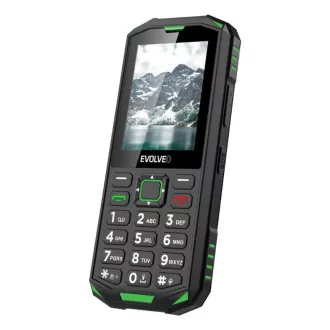 EVOLVEO StrongPhone X5, vodotěsný odolný Dual SIM telefon, černo-zelená EVOLVEO StrongPhone X5, vodotěsný odolný Dual SIM telefon, černo-zelená