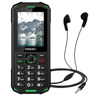 EVOLVEO StrongPhone X5, vodotěsný odolný Dual SIM telefon, černo-zelená EVOLVEO StrongPhone X5, vodotěsný odolný Dual SIM telefon, černo-zelená