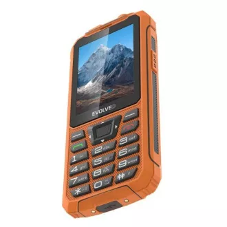 EVOLVEO StrongPhone Z6, vodotěsný odolný Dual SIM telefon, oranžová EVOLVEO StrongPhone Z6, vodotěsný odolný Dual SIM telefon, oranžová