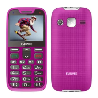 EVOLVEO EasyPhone XR, mobilní telefon pro seniory s nabíjecím stojánkem, růžová EVOLVEO EasyPhone XR, mobilní telefon pro seniory s nabíjecím stojánkem, růžová