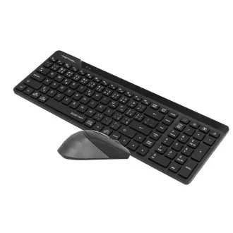 A4tech FG2400 Air2, bezdrátový kancelářský set klávesnice s myší, CZ, černá A4tech FG2400 Air2, bezdrátový kancelářský set klávesnice s myší, CZ, černá