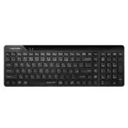 A4tech FStyler FBK23 AS, bezdrátová Dual mode Bluetooth+2, 4G klávesnice, CZ, černá