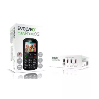 EVOLVEO EasyPhone XS, mobilní telefon pro seniory, černá EVOLVEO EasyPhone XS, mobilní telefon pro seniory, černá