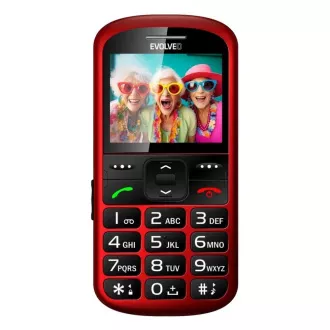 EVOLVEO EasyPhone XS, mobilní telefon pro seniory, červená EVOLVEO EasyPhone XS, mobilní telefon pro seniory, červená