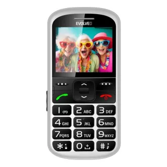 EVOLVEO EasyPhone XS, mobilní telefon pro seniory, bílá EVOLVEO EasyPhone XS, mobilní telefon pro seniory, bílá