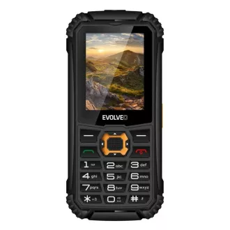 EVOLVEO StrongPhone Q1, vodotěsný odolný Dual SIM telefon, černo-oranžový EVOLVEO StrongPhone Q1, vodotěsný odolný Dual SIM telefon, černo-oranžový