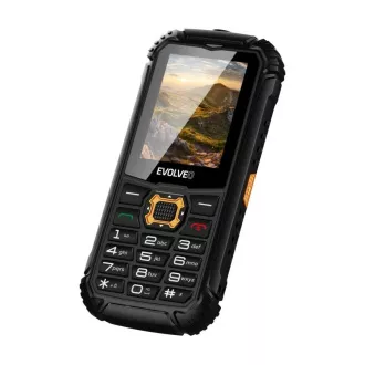 EVOLVEO StrongPhone Q1, vodotěsný odolný Dual SIM telefon, černo-oranžový EVOLVEO StrongPhone Q1, vodotěsný odolný Dual SIM telefon, černo-oranžový