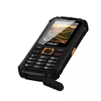 EVOLVEO StrongPhone Q1, vodotěsný odolný Dual SIM telefon, černo-oranžový EVOLVEO StrongPhone Q1, vodotěsný odolný Dual SIM telefon, černo-oranžový