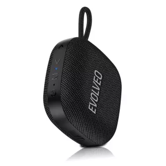 EVOLVEO TopSound, bezdrátový vodotěsný bluetooth reproduktor s rádiem, černý EVOLVEO TopSound, bezdrátový vodotěsný bluetooth reproduktor s rádiem, černý