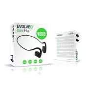 EVOLVEO bezdrátová sluchátka BonePro MP3 32GB, na lícní kosti, černá