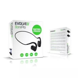 EVOLVEO bezdrátová sluchátka BonePro MP3 32GB, na lícní kosti, černá EVOLVEO bezdrátová sluchátka BonePro MP3 32GB, na lícní kosti, černá