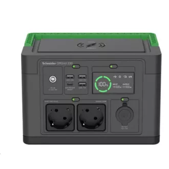 APC Schneider OffGrid Portable Power Station 330, 332Wh Li-ion, 2 Schuko, Sinewave APC Schneider OffGrid Portable Power Station 330, 332Wh Li-ion, 2 Schuko, Sinewave