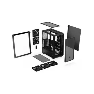 ENDORFY Case Arx 500 Air, Průhledná bočnice, ATX, 5x140mm, černá ENDORFY Case Arx 500 Air, Průhledná bočnice, ATX, 5x140mm, černá