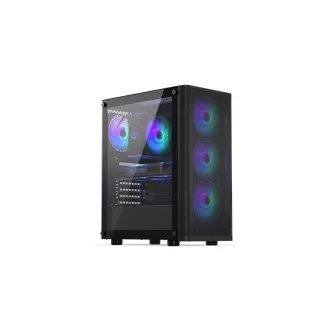 ENDORFY Case Ventum 200 ARGB, Průhledná bočnice, ATX, 4x120mm ARGB Fan, černá ENDORFY Case Ventum 200 ARGB, Průhledná bočnice, ATX, 4x120mm ARGB Fan, černá