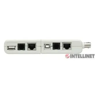 Intellinet Cable Tester, 4-in-1, RJ11, RJ45, USB and BNC Intellinet Cable Tester, 4-in-1, RJ11, RJ45, USB and BNC