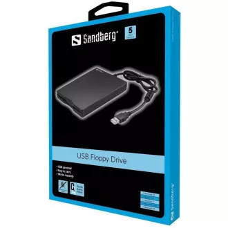 Sandberg externí USB disketová mechanika 3.5" Sandberg externí USB disketová mechanika 3.5"