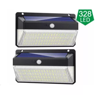 Viking venkovní solární LED světlo M328 s pohybovým senzorem, sada 2 ks Viking venkovní solární LED světlo M328 s pohybovým senzorem, sada 2 ks
