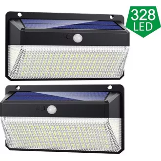Viking venkovní solární LED světlo M328 s pohybovým senzorem, sada 2 ks Viking venkovní solární LED světlo M328 s pohybovým senzorem, sada 2 ks