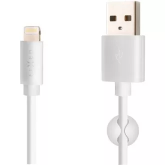 Fixed datový a nabíjecí kabel, USB-A -> Lightning (MFI), 20 W, délka 2 m, bílá Fixed datový a nabíjecí kabel, USB-A -> Lightning (MFI), 20 W, délka 2 m, bílá