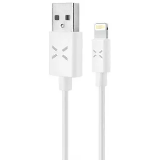 Fixed datový a nabíjecí kabel, USB-A -> Lightning (MFI), 20 W, délka 2 m, bílá Fixed datový a nabíjecí kabel, USB-A -> Lightning (MFI), 20 W, délka 2 m, bílá