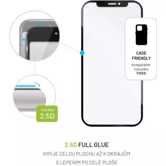 FIXED ochranné sklo Full Cover pro Apple iPhone 12/12 Pro, černá FIXED ochranné sklo Full Cover pro Apple iPhone 12/12 Pro, černá