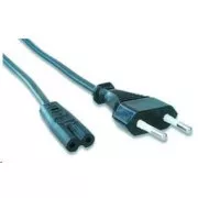 GEMBIRD Kabel napájecí 230V 1, 8m (2-pin C7 konektor "flexošňůra")
