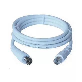 PREMIUMCORD TV kabel anténní propojovací 2m (koaxiální, M/F, 75 Ohm) PREMIUMCORD TV kabel anténní propojovací 2m (koaxiální, M/F, 75 Ohm)
