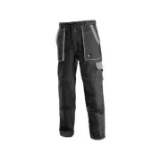 Kalhoty do pasu CXS LUXY JOSEF, pánské, černo-šedé, vel. 52