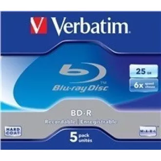 VERBATIM BD-R SL(5-pack)Blu-Ray/Jewel/6x/25GB VERBATIM BD-R SL(5-pack)Blu-Ray/Jewel/6x/25GB