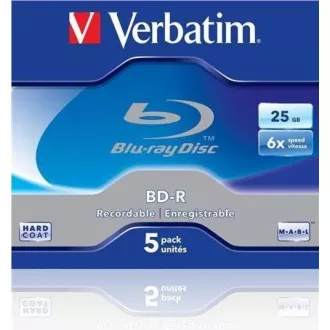 VERBATIM BD-R SL(5-pack)Blu-Ray/Jewel/6x/25GB VERBATIM BD-R SL(5-pack)Blu-Ray/Jewel/6x/25GB
