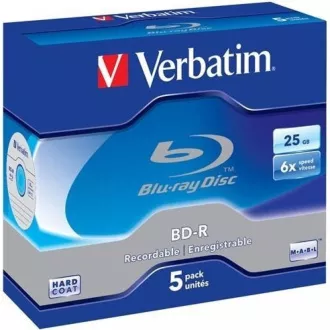 VERBATIM BD-R SL(5-pack)Blu-Ray/Jewel/6x/25GB VERBATIM BD-R SL(5-pack)Blu-Ray/Jewel/6x/25GB