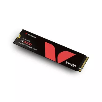 VERBATIM SSD Vi3000 Internal PCIe NVMe M.2 SSD 256GB, W 1300/ R 3300 MB/s VERBATIM SSD Vi3000 Internal PCIe NVMe M.2 SSD 256GB, W 1300/ R 3300 MB/s