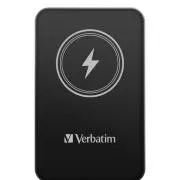 VERBATIM Powerbanka Charge 'n' Go, Magnetická, 5000 mAh, USB-C, Černá