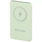 VERBATIM Powerbanka Charge 'n' Go, Magnetická, 5000 mAh, USB-C, Zelená