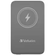 VERBATIM Powerbanka Charge 'n' Go, Magnetická, 10000 mAh, USB-C, Šedá