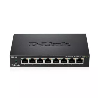 D-Link DGS-108 8-port Gigabit Metal Housing Desktop Switch D-Link DGS-108 8-port Gigabit Metal Housing Desktop Switch